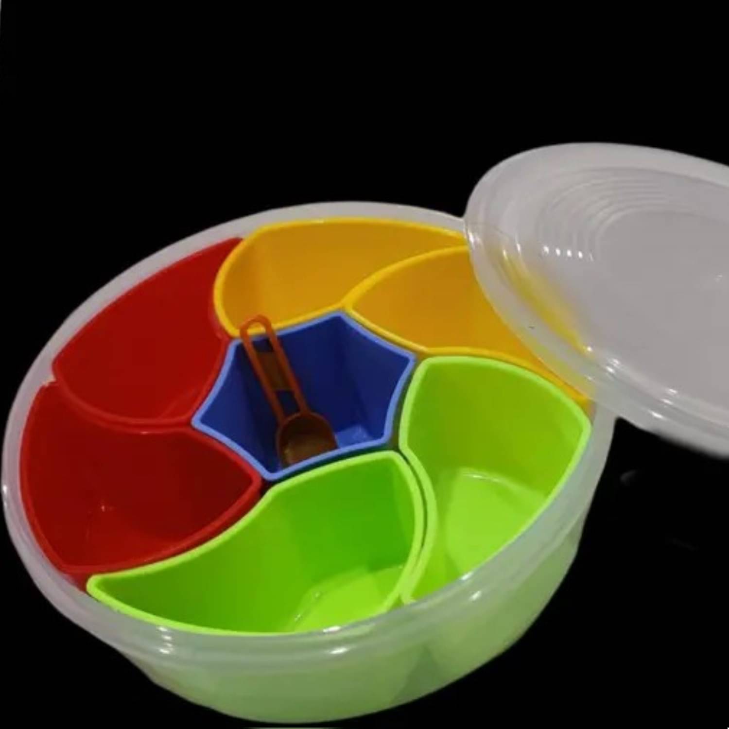     			KTU Plastic Multicolor Spice Container ( Set of 1 )