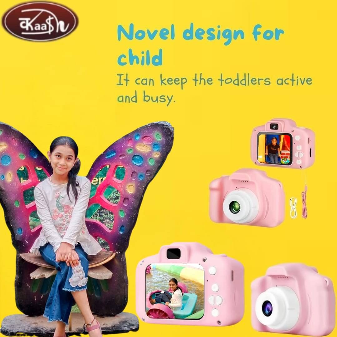     			Kaash collections Kids Camera for Girls Boys | Digital Selfie Camera Toy for Kids,13MP 1080P HD Digital Video Camera for Toddlers Birthday Gift