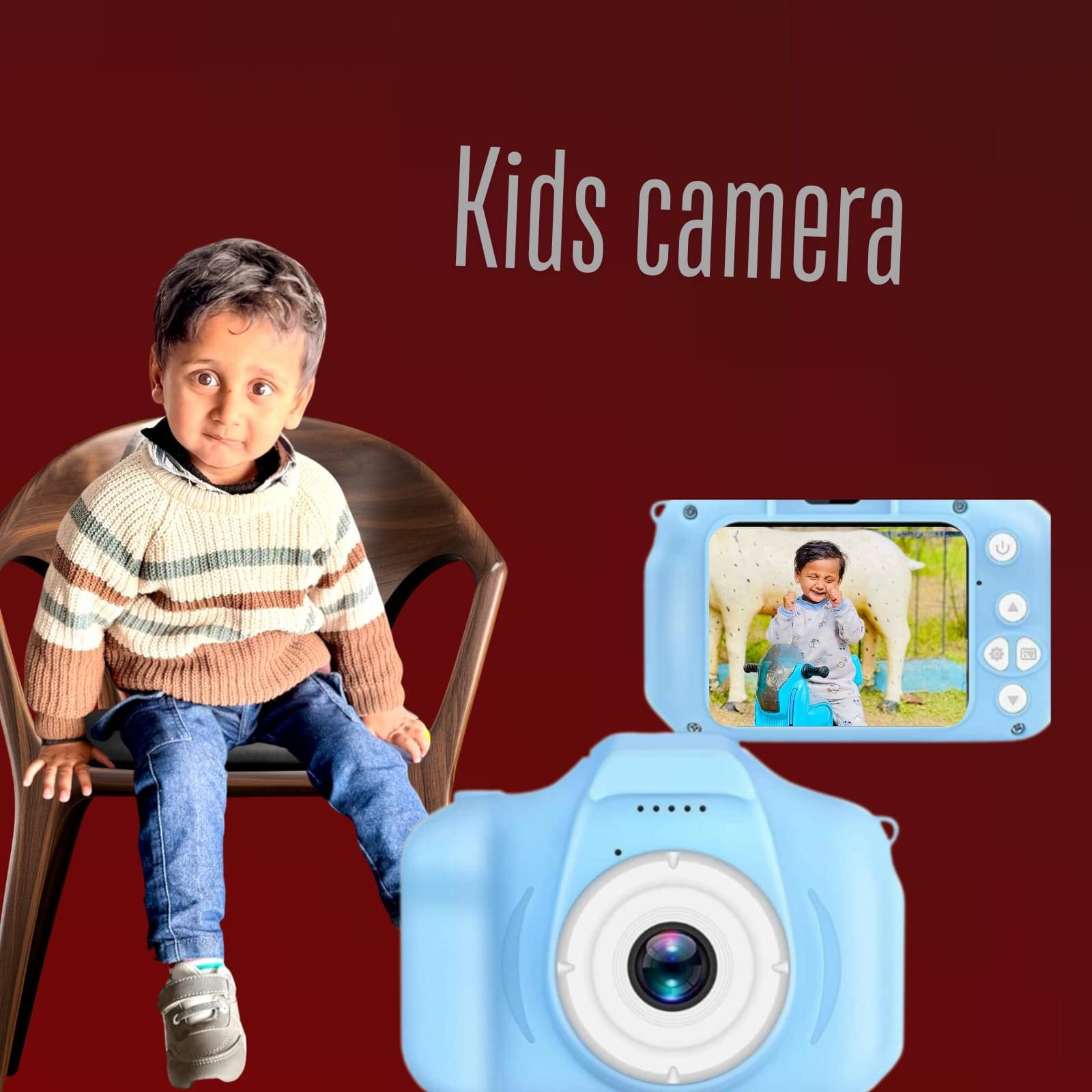     			Kaash collections Kids Camera for Girls Boys | Digital Selfie Camera Toy for Kids,13MP 1080P HD Digital Video Camera for Toddlers Birthday Gift