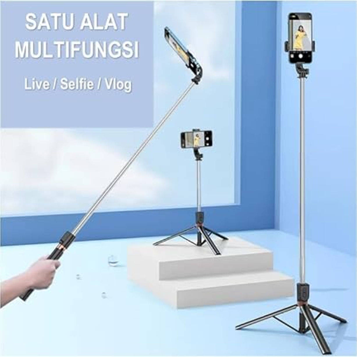 Kalos Bluetooth Selfie Stick ( Black ) Kalos Bluetooth Selfie Stick ( Black )