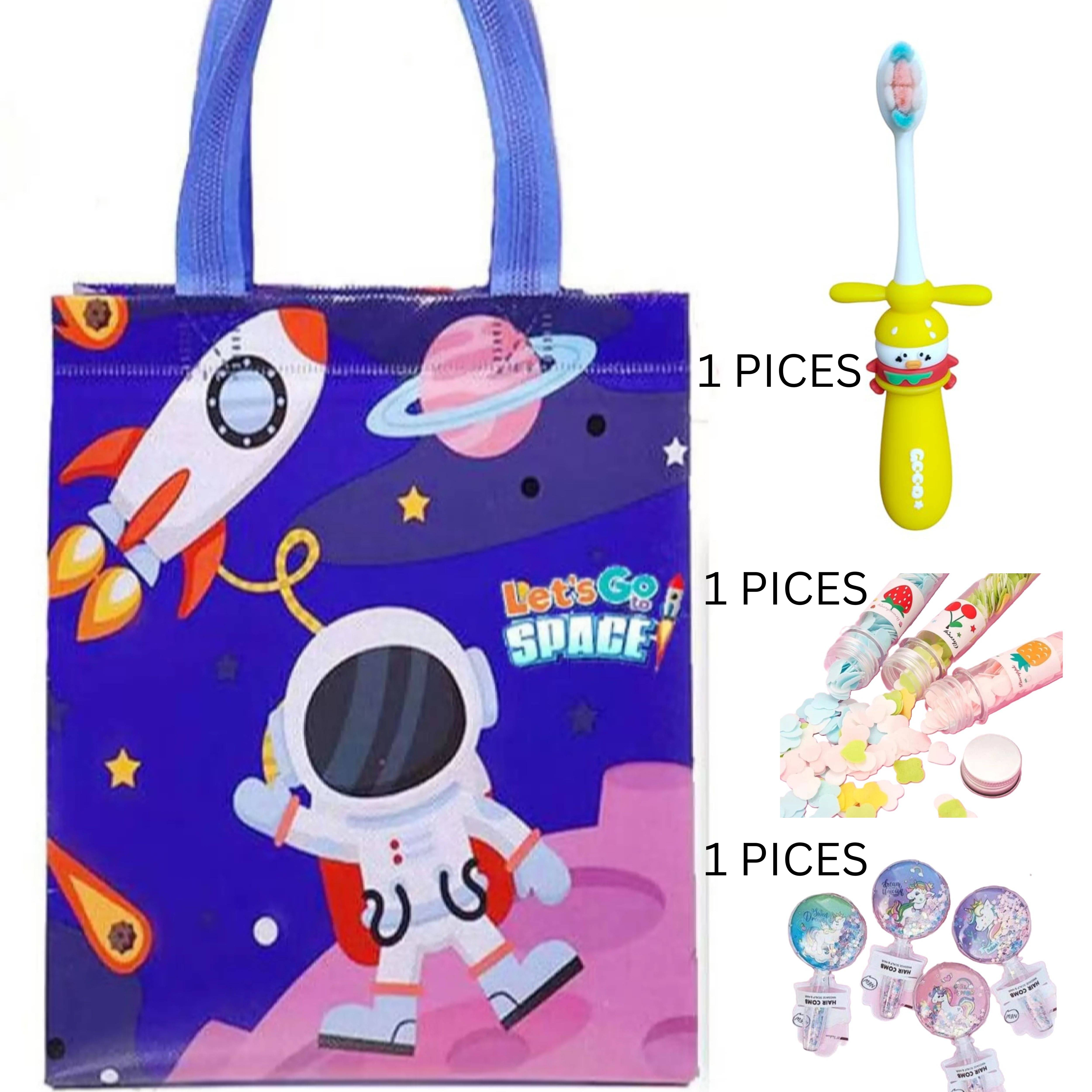     			Kalra Magic Diwali Hamper Return Gift 1Ps Carry Bag 1Ps Kids Brush 3Ps Bottle Soap 1 Ps Hair Combs (Combo-3)