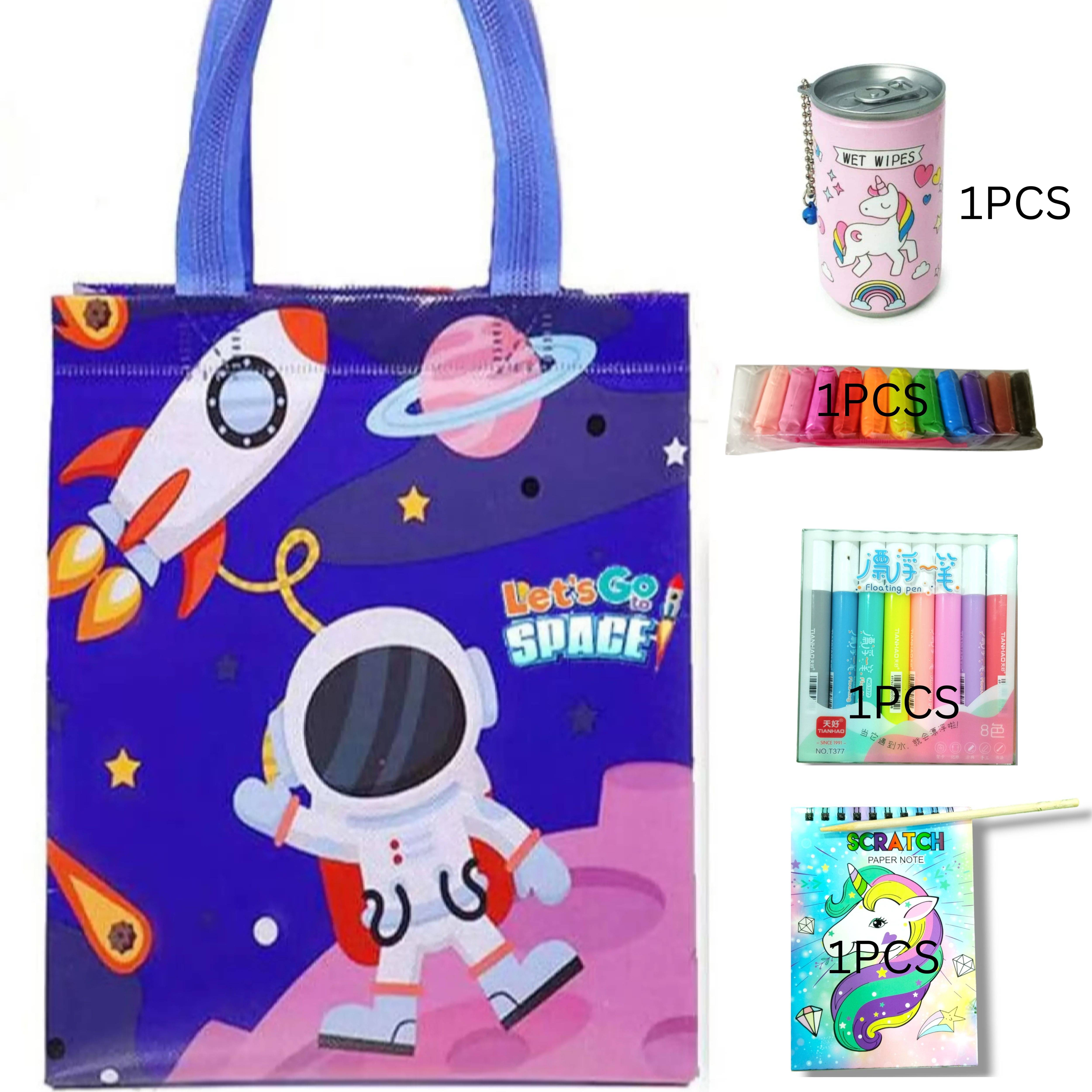     			Kalra Magic Diwali Hamper Return Gift Set 1Ps Carry Bag 1Ps Bottle Tissue 1Pkt Clay (12Ps Clay Multi-Color) 1Pkt Floating Pen (8Pcs) 1Ps Stractch Book for Kids (Combo-7)