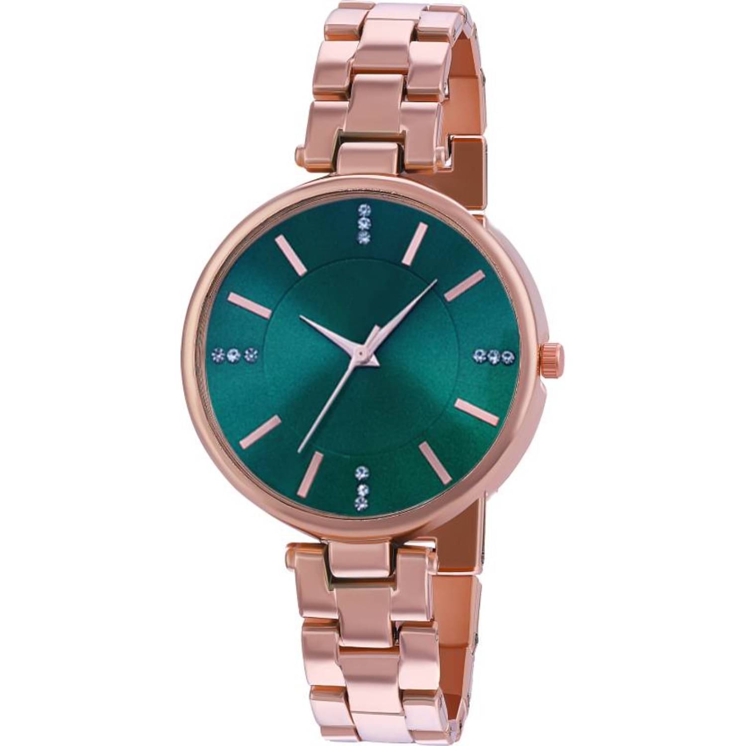     			MARKRIN Rose Gold Metal Analog Womens Watch