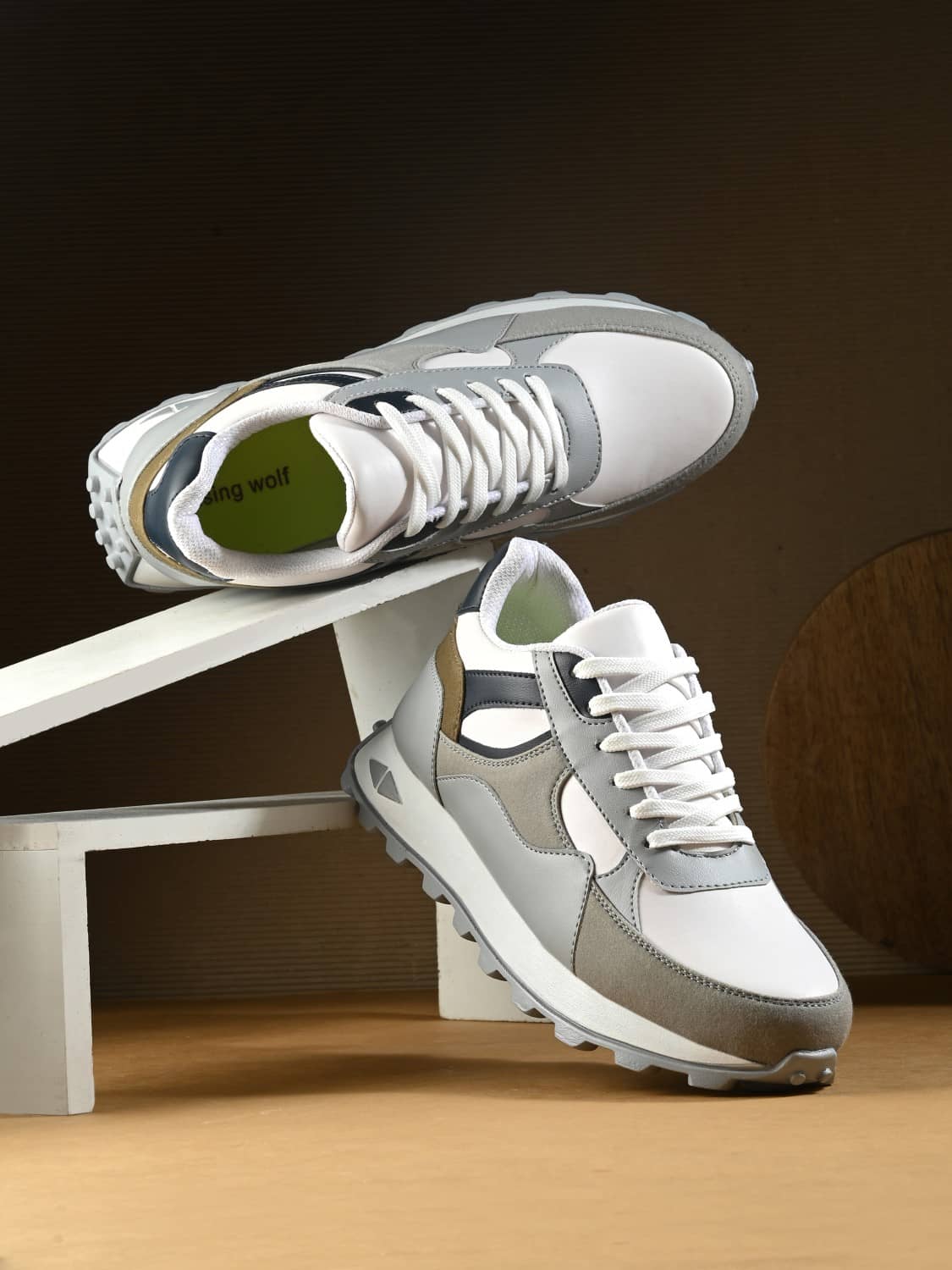 Rising Wolf Tan Men's Sneakers - Casual Shoes | Buy online on ZillyBuy