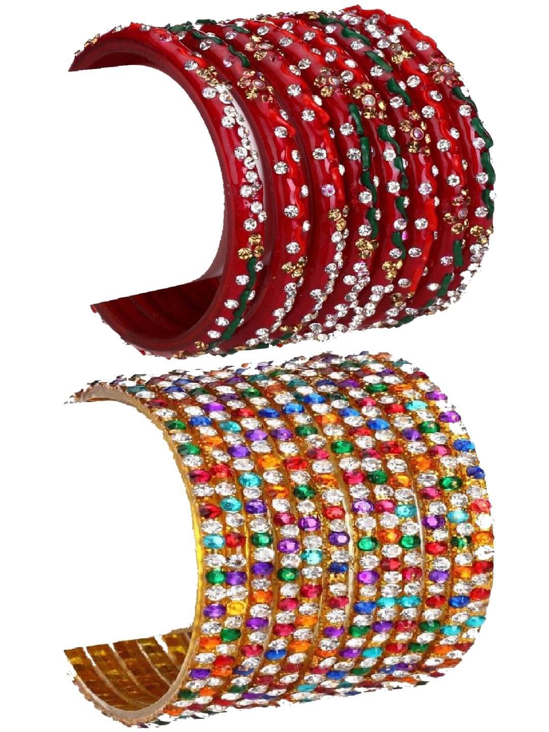 Somil Multicolor Bangle Set ( Pack of 20 ) Somil Multicolor Bangle Set ( Pack of 20 )