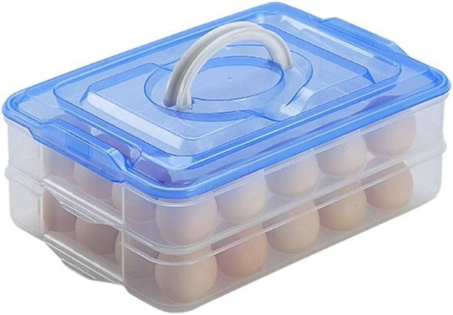     			Stysol Egg Container Plastic White Egg Container ( Set of 1 )