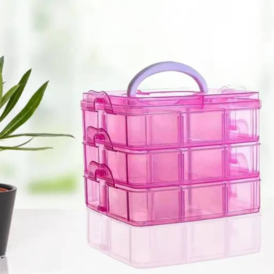 Stysol Jewellery Box 18 Grid ( Pack of 1 ) Stysol Jewellery Box 18 Grid ( Pack of 1 )