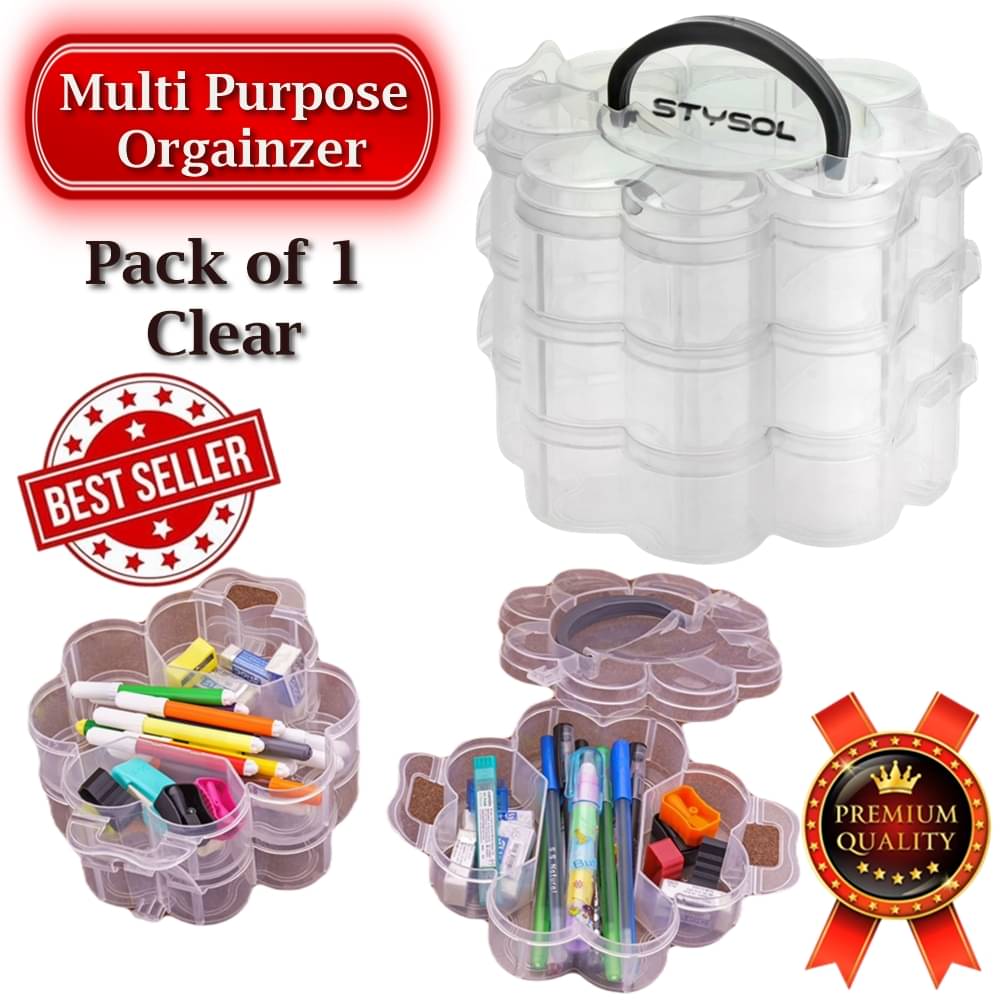     			Stysol Multipurpose Small Item Jewellery Box For Small Item Organizer Box
