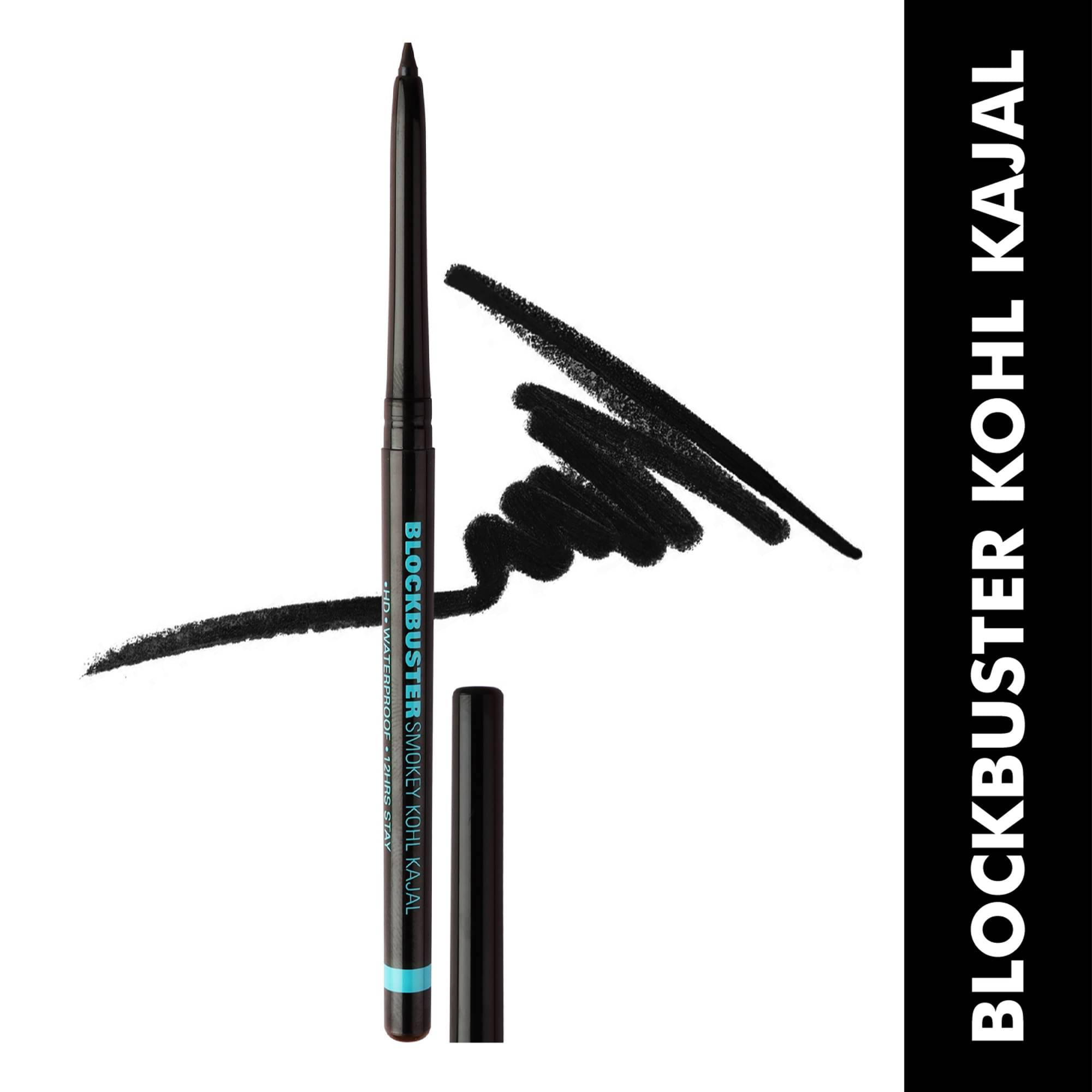 TEEN TEEN Blockbuster Smokey Kohl Kajal, HD-High Defination, Waterproof,12hrs Stay , Black, 0.35gm (Pack of 1) TEEN TEEN Blockbuster Smokey Kohl Kajal, HD-High Defination, Waterproof,12hrs Stay , Black, 0.35gm (Pack of 1)