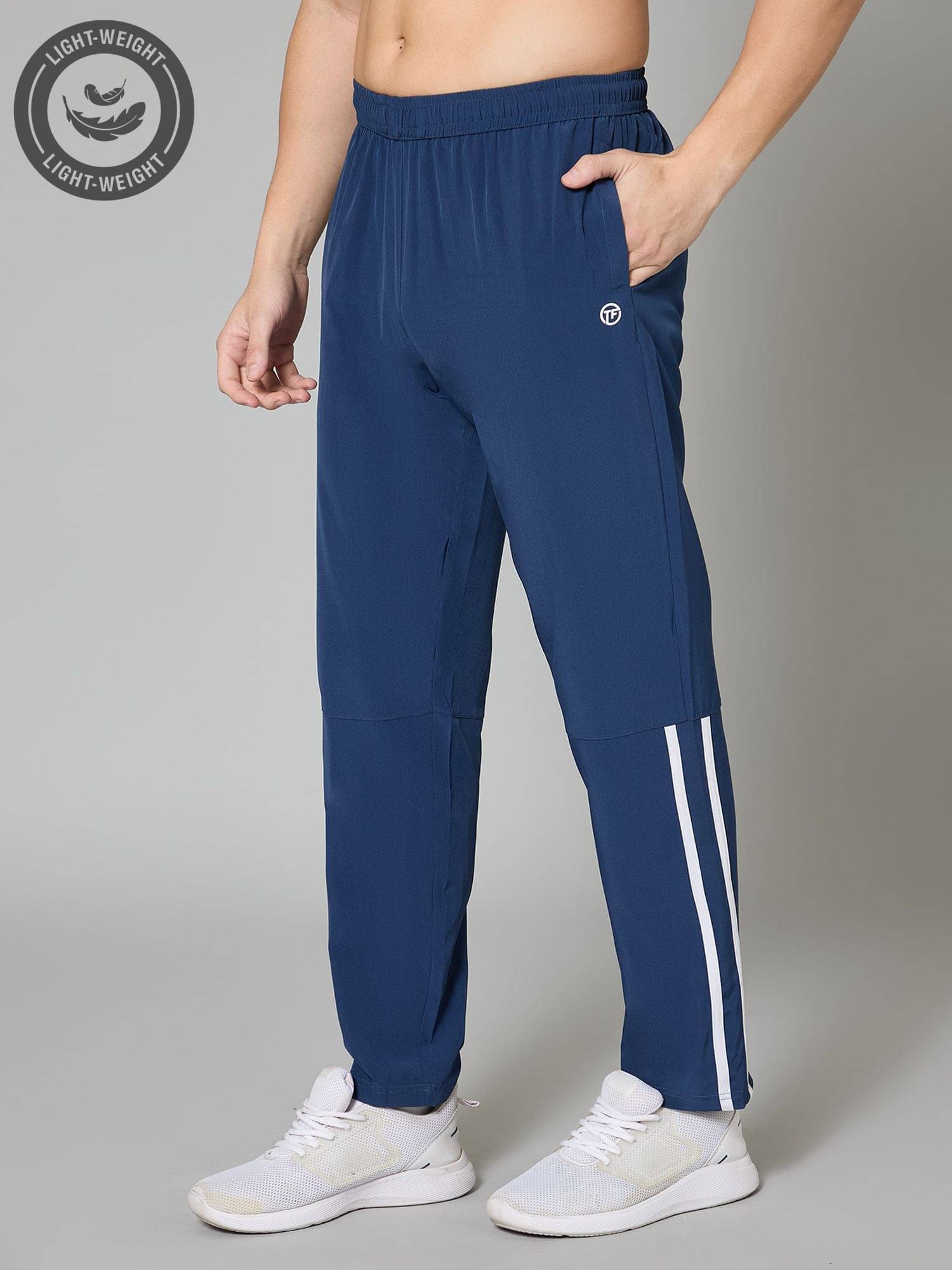     			Turnfit Blue Polyester Men's Sports Trackpants ( Pack of 1 )