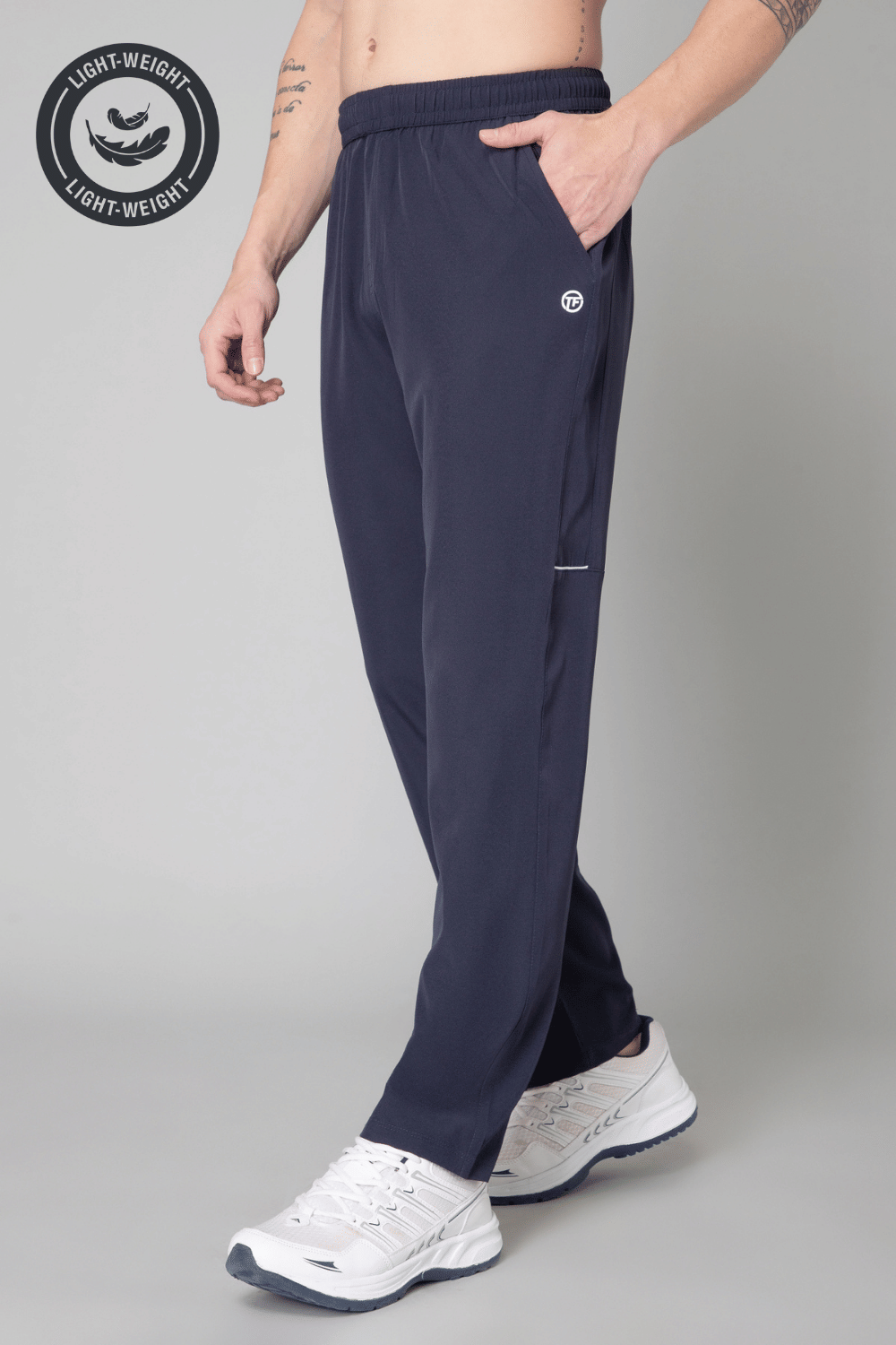     			Turnfit Navy Blue Polyester Men's Sports Trackpants ( Pack of 1 )