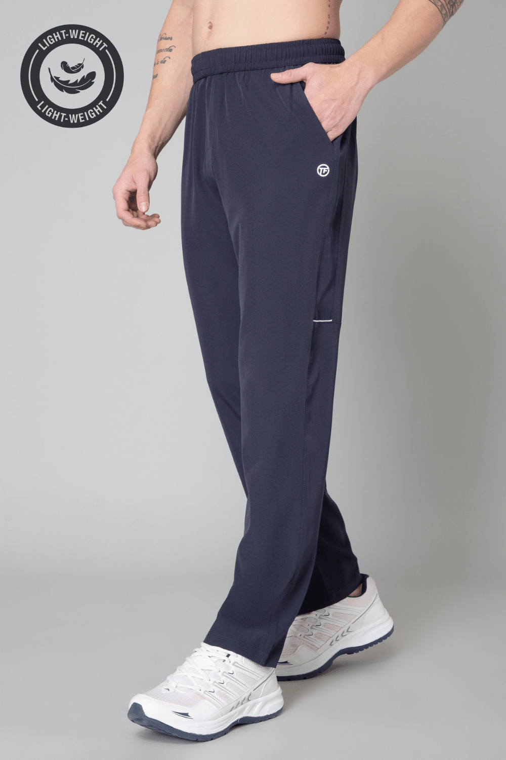     			Turnfit Navy Blue Polyester Men's Sports Trackpants ( Pack of 1 )