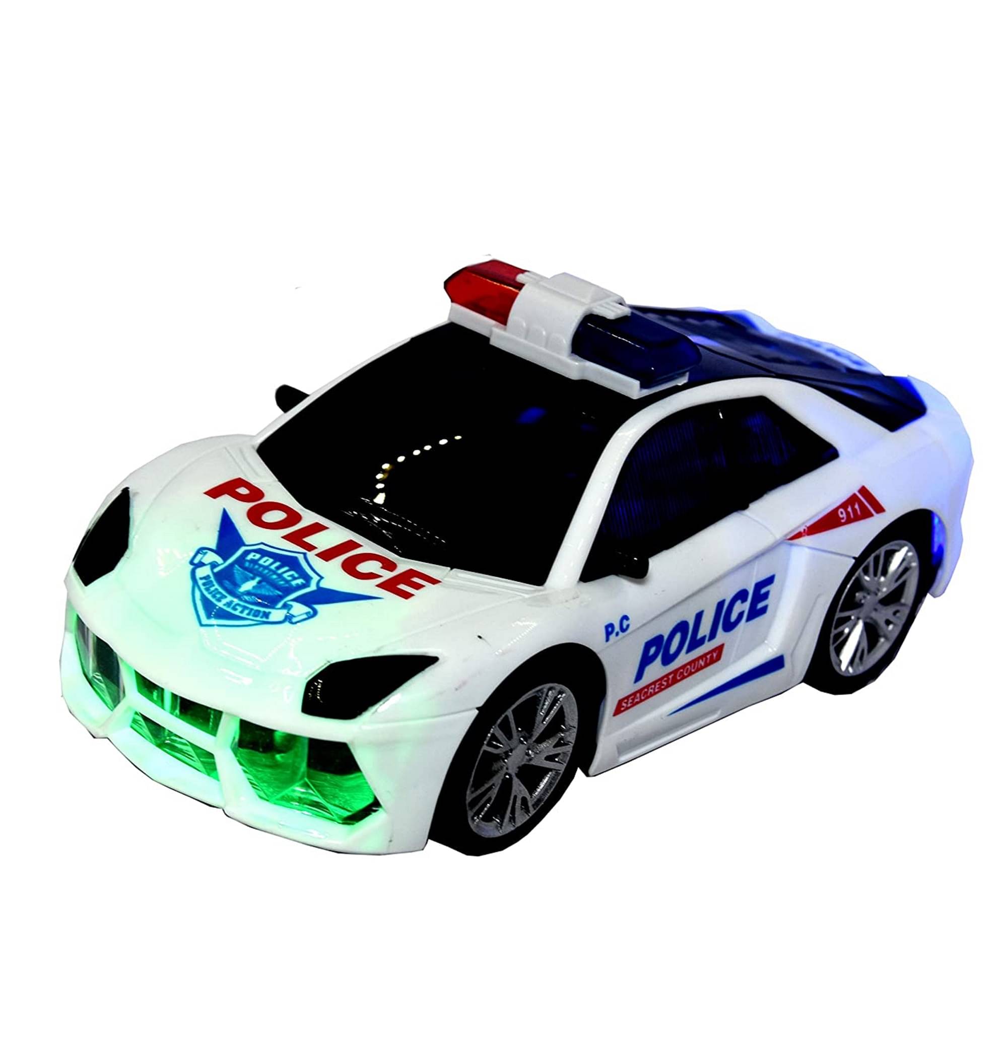     			YESKART - White Plastic Car ( Pack of 1 )