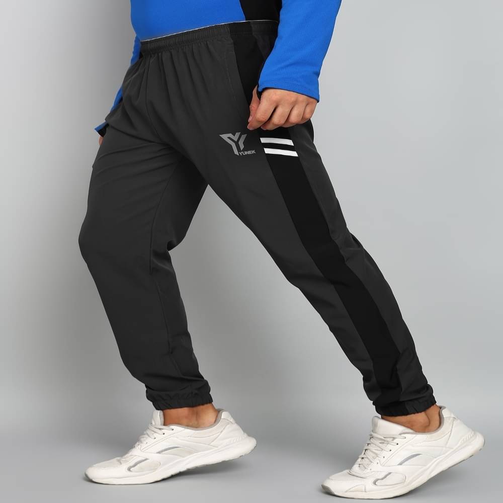     			YUNEK Grey Polyester Men's Joggers ( Pack of 1 )