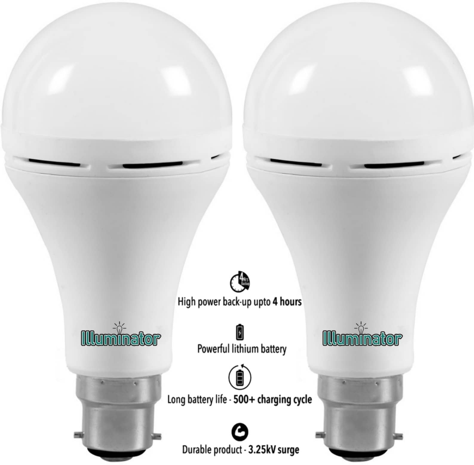 ZESTRUM 7W White Emergency Light ( Pack of 2 )