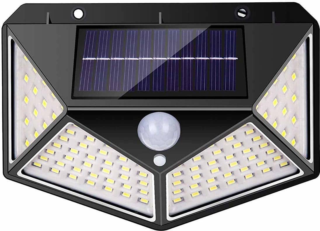 ZESTRUM 9W Solar Outdoor Wall Light ( Pack of 1 )