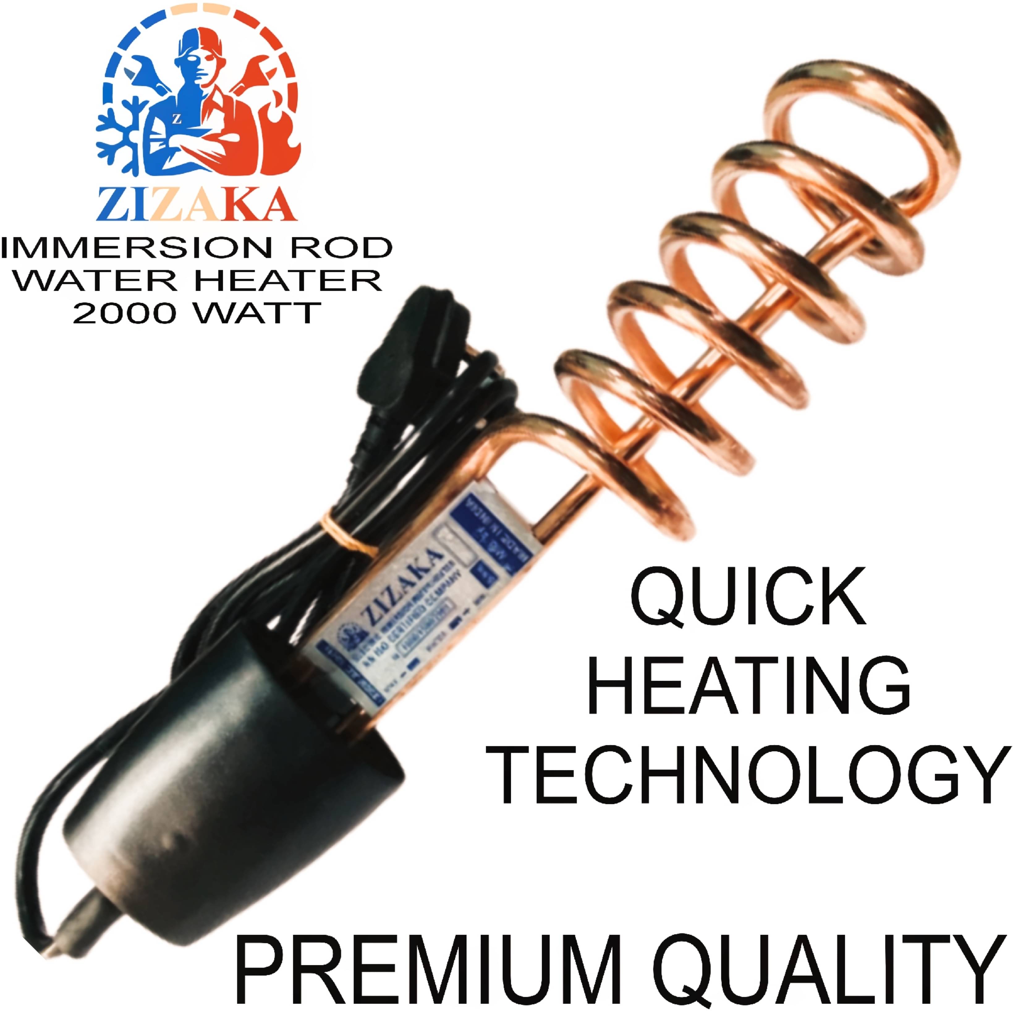     			ZESTRUM Copper 2000W Copper Immersion Rod