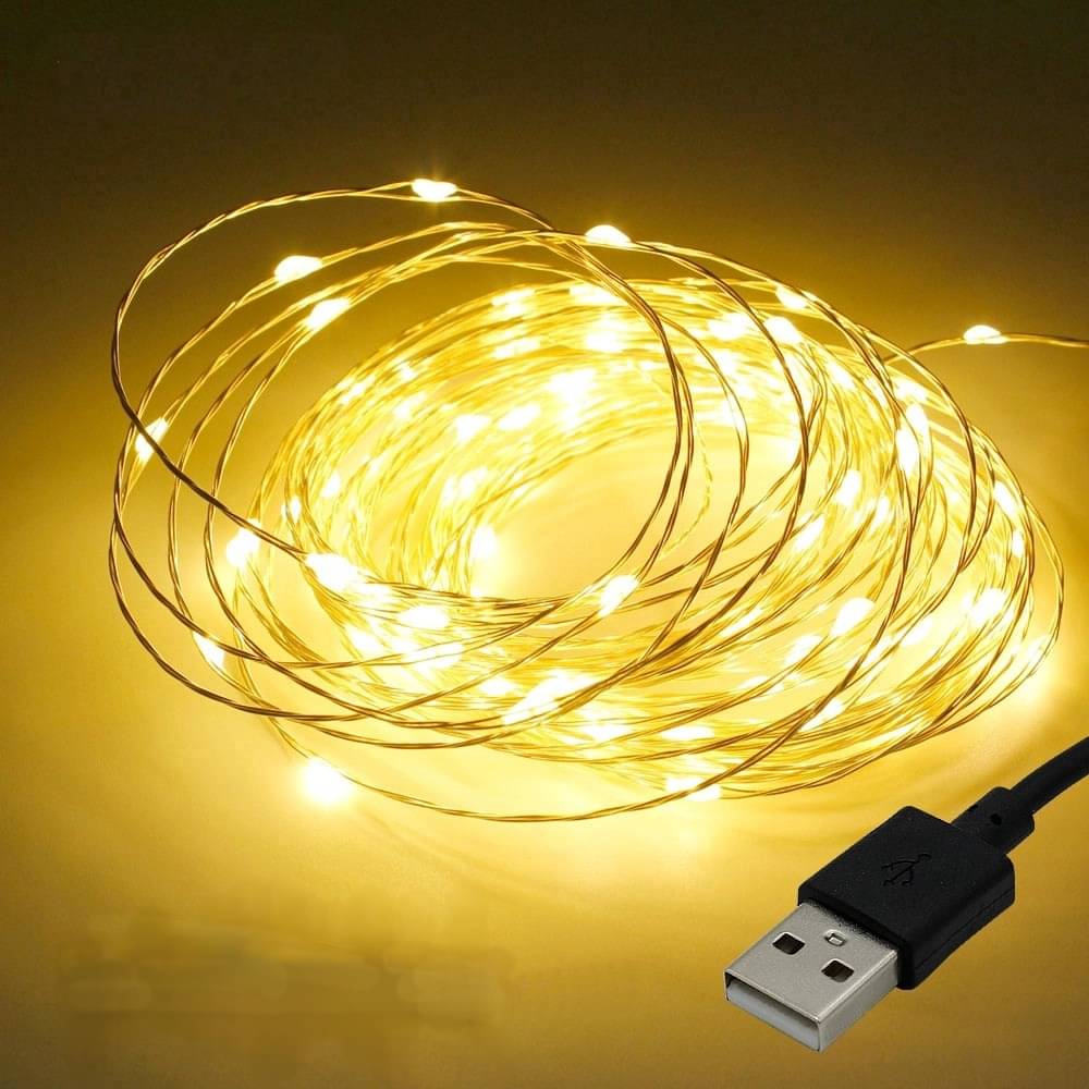     			ZESTRUM Gold 5M String Light ( Pack of 1 )