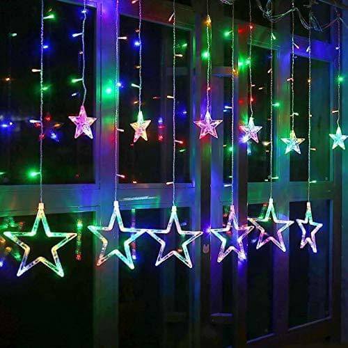     			ZESTRUM Multicolor 3M Curtain String Light ( Pack of 1 )