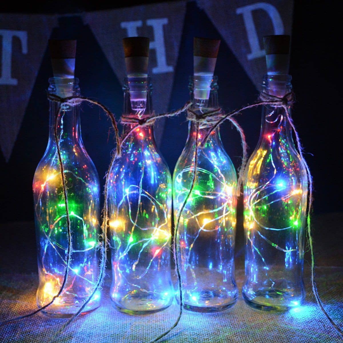 ZESTRUM Multicolor 4M Cork light ( Pack of 3 )