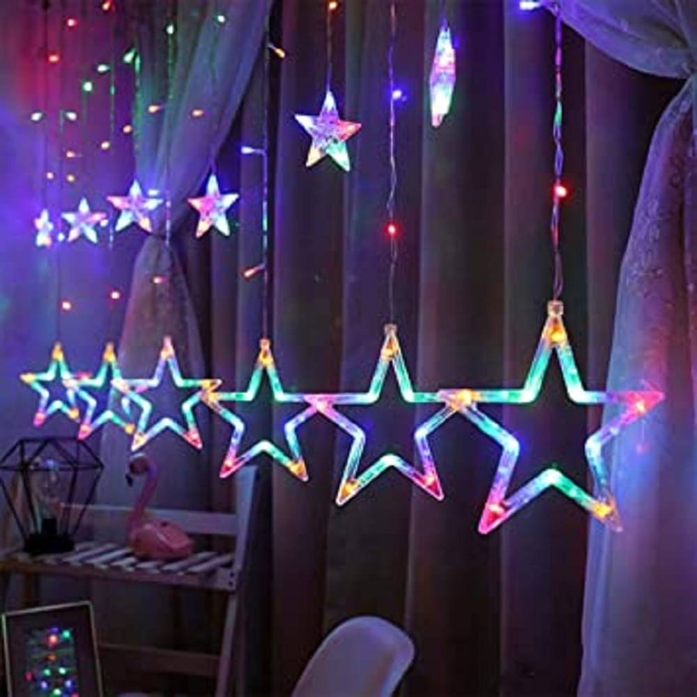     			ZESTRUM Multicolor 4M Curtain String Light ( Pack of 1 )