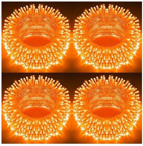     			ZESTRUM Orange 11 Mtr String Light ( Pack of 4 )