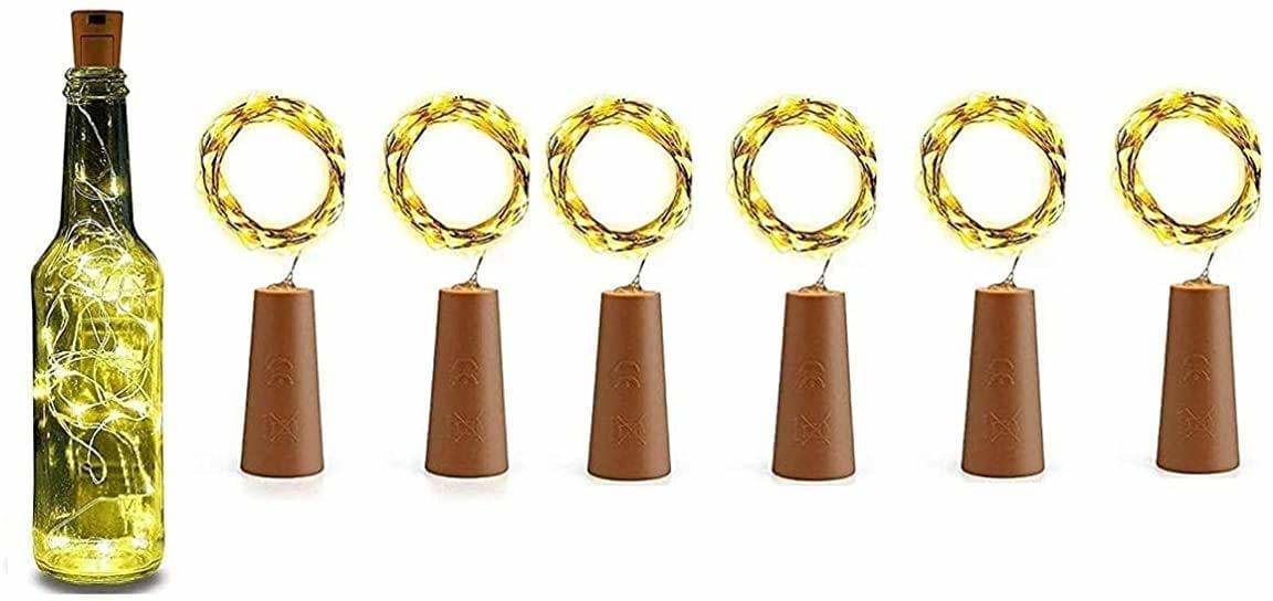     			ZESTRUM Yellow 2Mtr Cork light ( Pack of 6 )