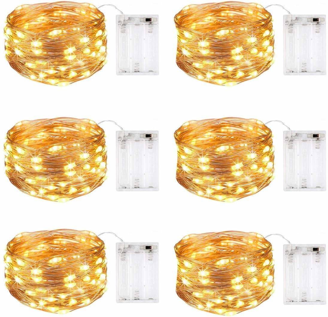     			ZESTRUM Yellow 3M String Light ( Pack of 6 )