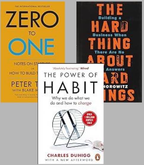 Zero To One + The Hard Thing about Hard Thing + The Power Of Habit Zero To One + The Hard Thing about Hard Thing + The Power Of Habit