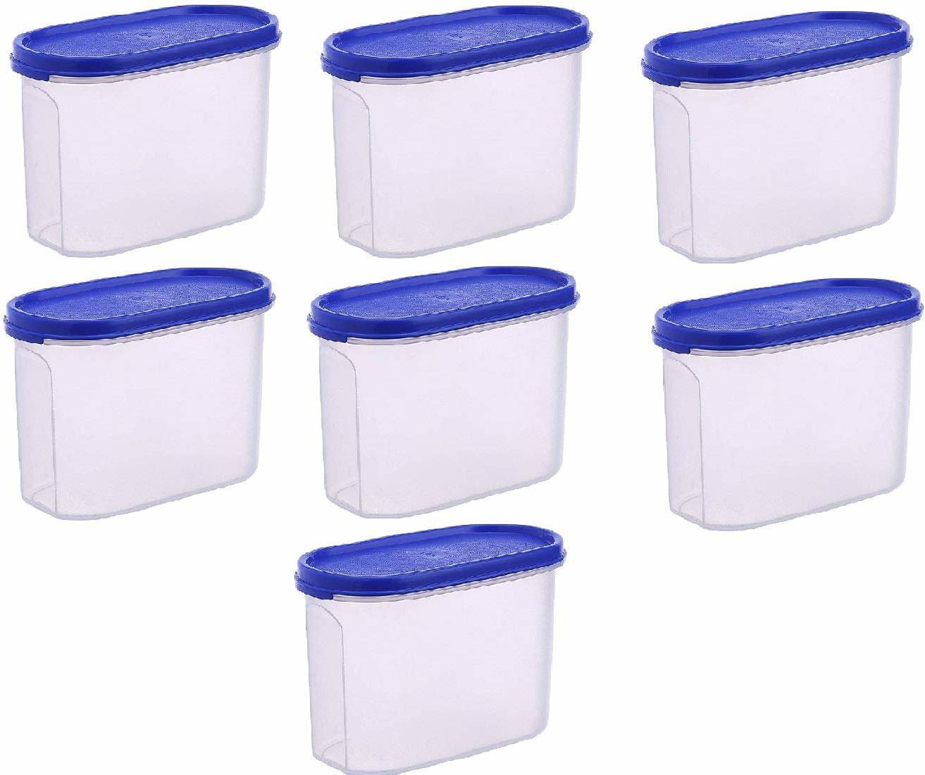     			omortex Plastic Blue Multi-Purpose Container ( Set of 7 )