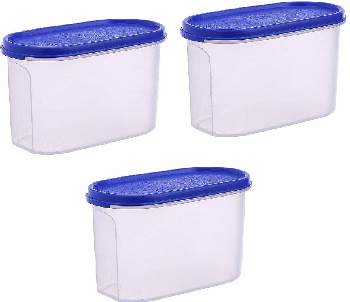     			omortex Plastic Blue Multi-Purpose Container ( Set of 3 )
