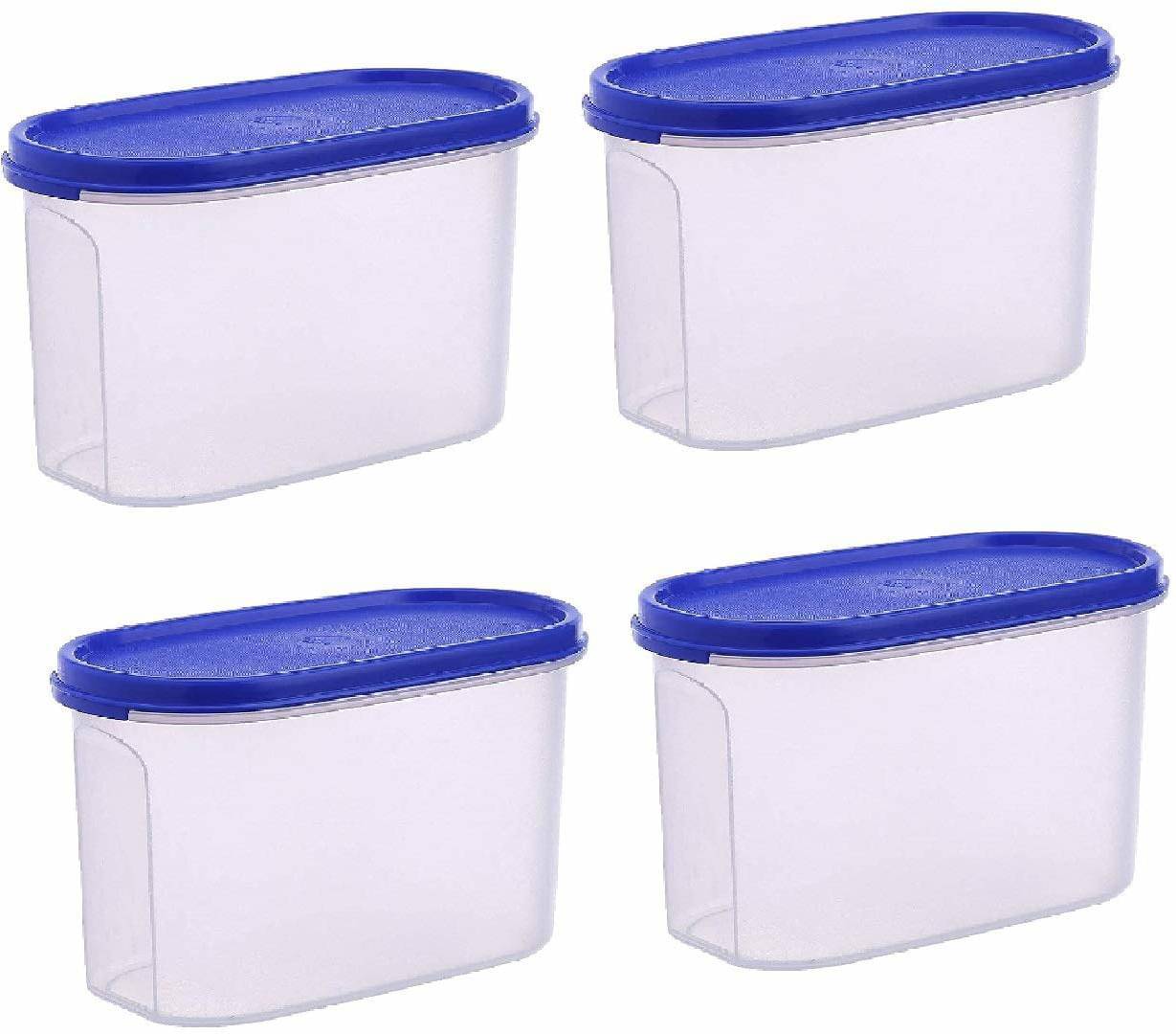     			omortex Plastic Blue Multi-Purpose Container ( Set of 4 )