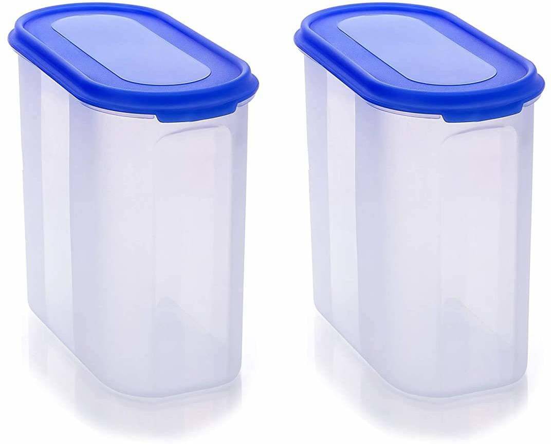    			omortex Plastic Blue Multi-Purpose Container ( Set of 2 )