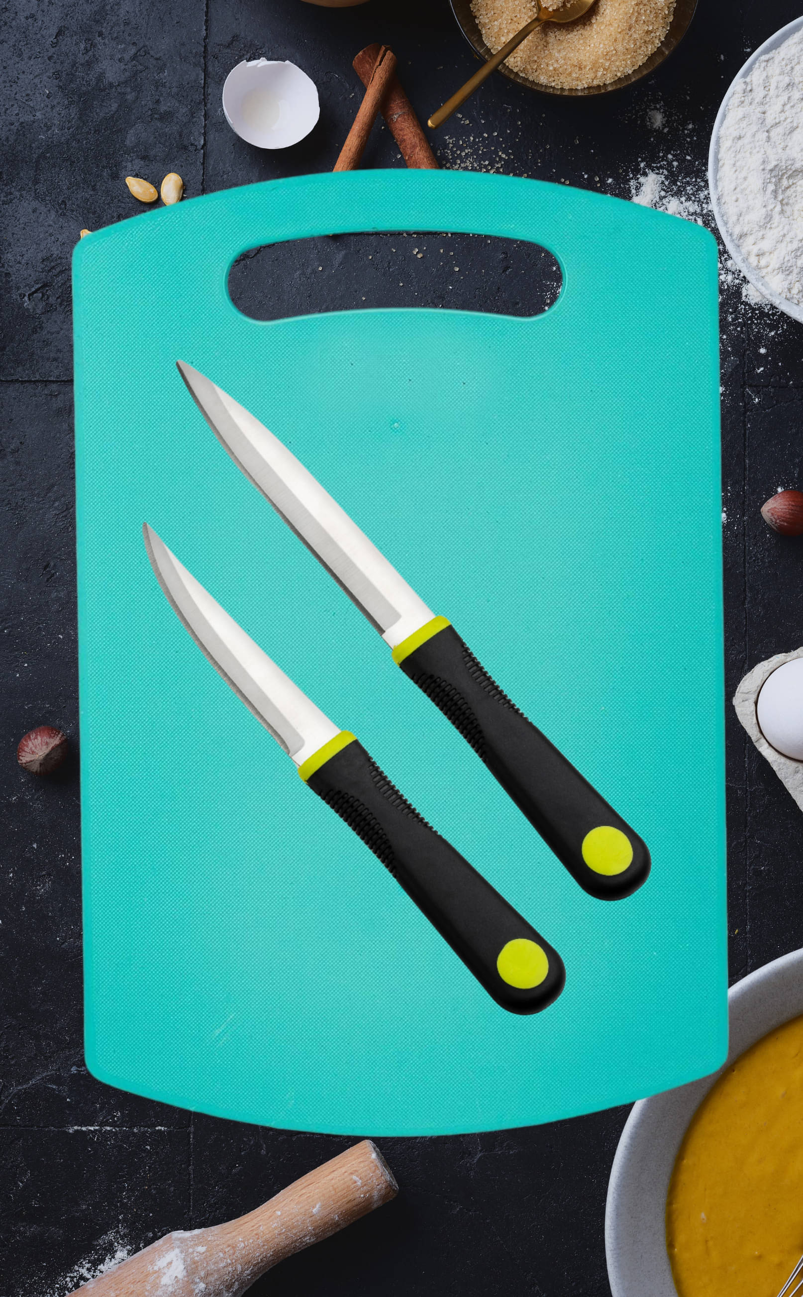     			omortex Plastic Chopping Board 1 Pcs