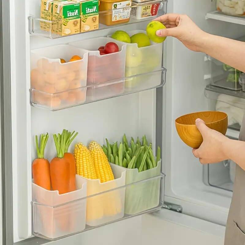     			omortex Plastic Transparent Multi-Purpose Container ( Set of 6 )