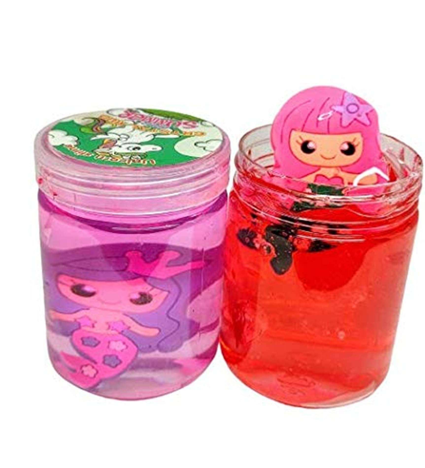     			2 Unicorn Slime with Unicorn Inside | Soft & Squishy Stress Relief Party Favor Toy for Kids