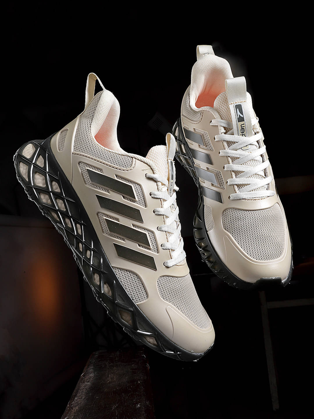 Action Beige Men's Sports Running Shoes Action Beige Men's Sports Running Shoes