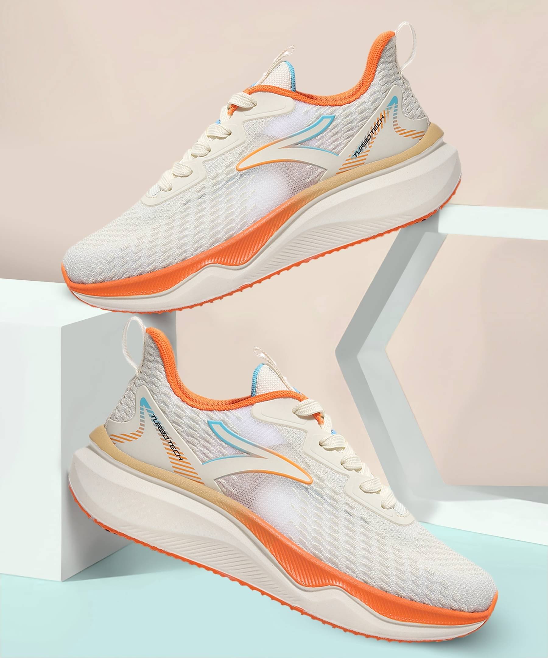 Action Sports Shoes For Men Beige Men's Sports Running Shoes Action Sports Shoes For Men Beige Men's Sports Running Shoes