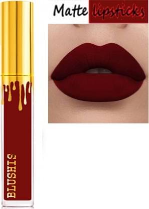     			BLUSHIS High Pigmentation Maroon Super Matte Hydrating Lipstick