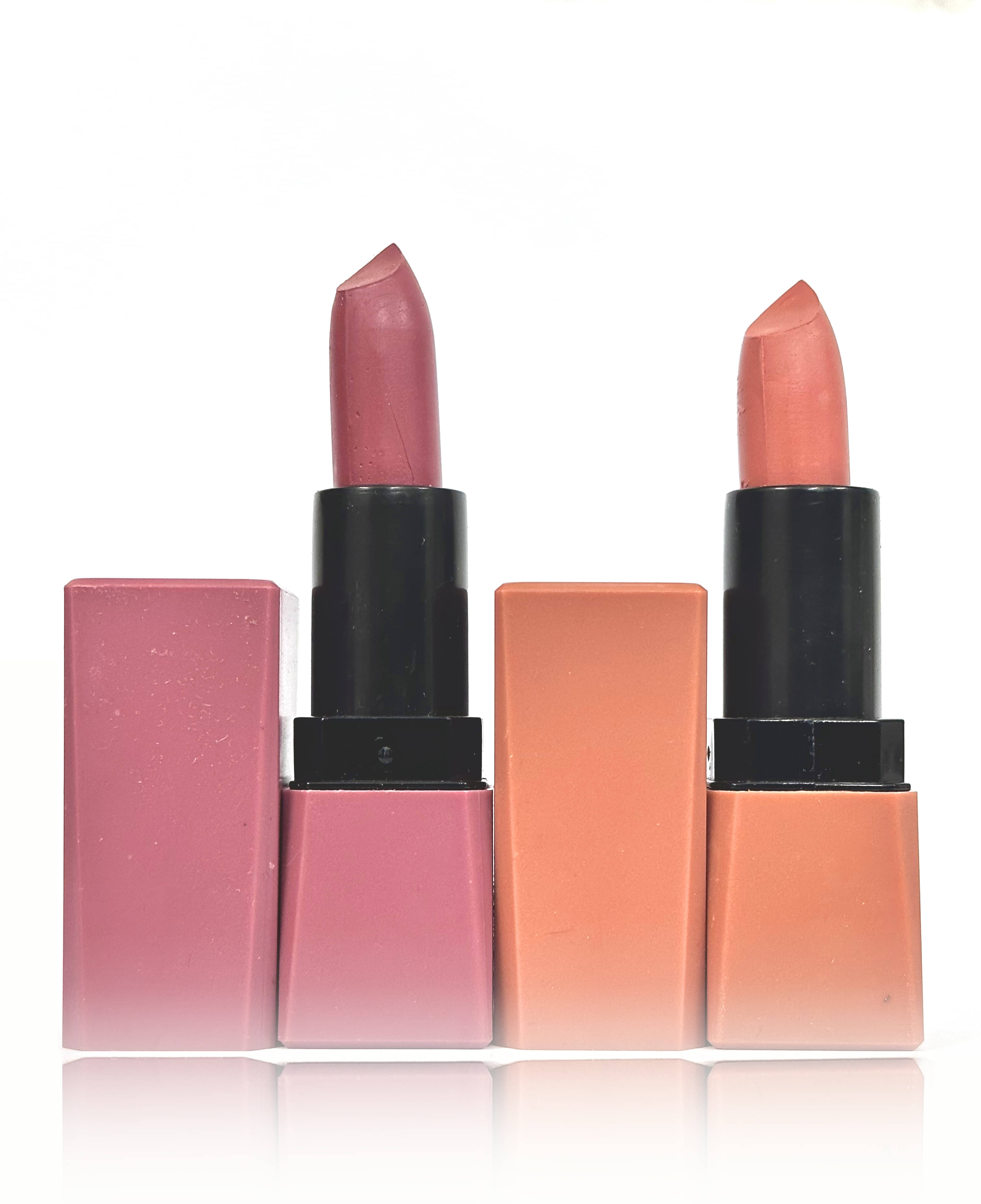     			BLUSHIS High Defination Multicolour Matte Finsh Lipstick Combo (Pack of 2)