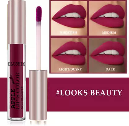     			BLUSHIS Super Stay Hydrating Pink Matte Finish Liquid Lipstick