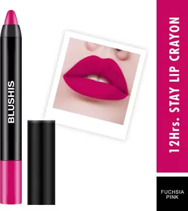    			BLUSHIS Long Lasting Hydrating Pink Matte Crayon Lipstick