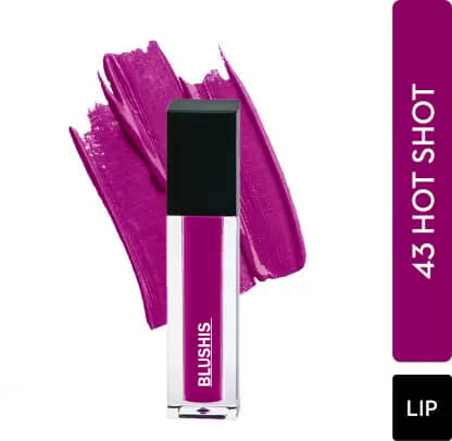BLUSHIS Long Stay Purple Ultra Matte Lipstick