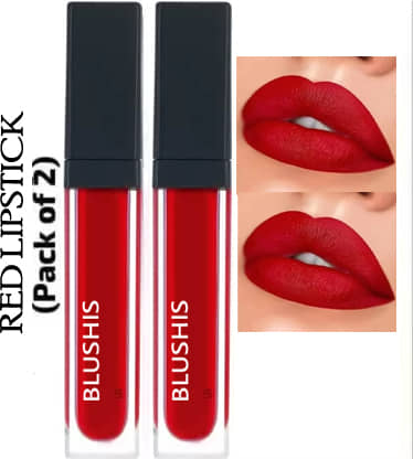 BLUSHIS Red Matte Lipstick 0.12