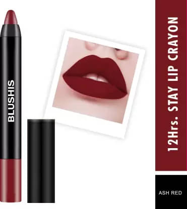     			BLUSHIS Rosy Red Long Wear Matte Lipstick