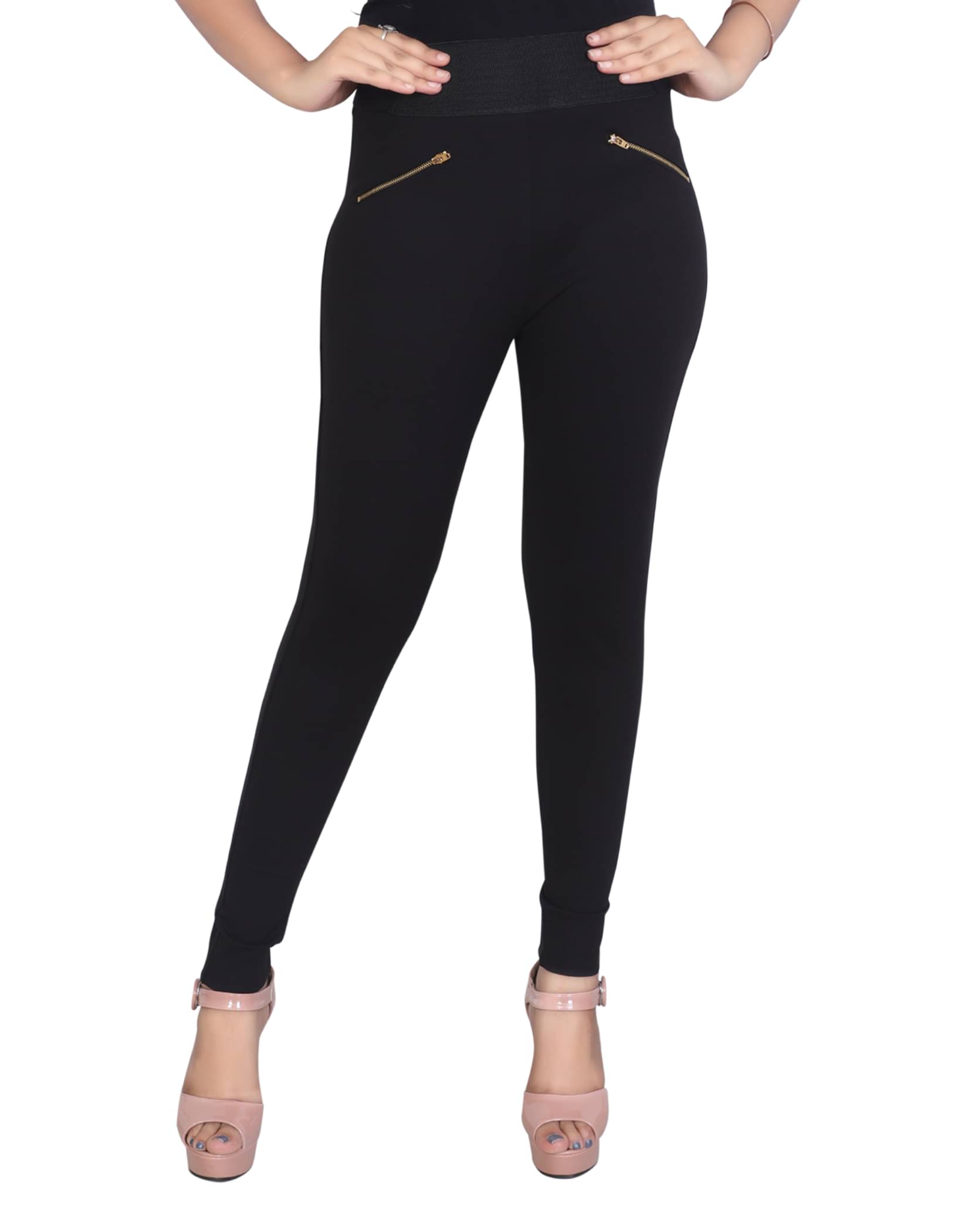     			BMAP - Lycra Regular Fit Black Women's Jeggings ( Pack of 1 )