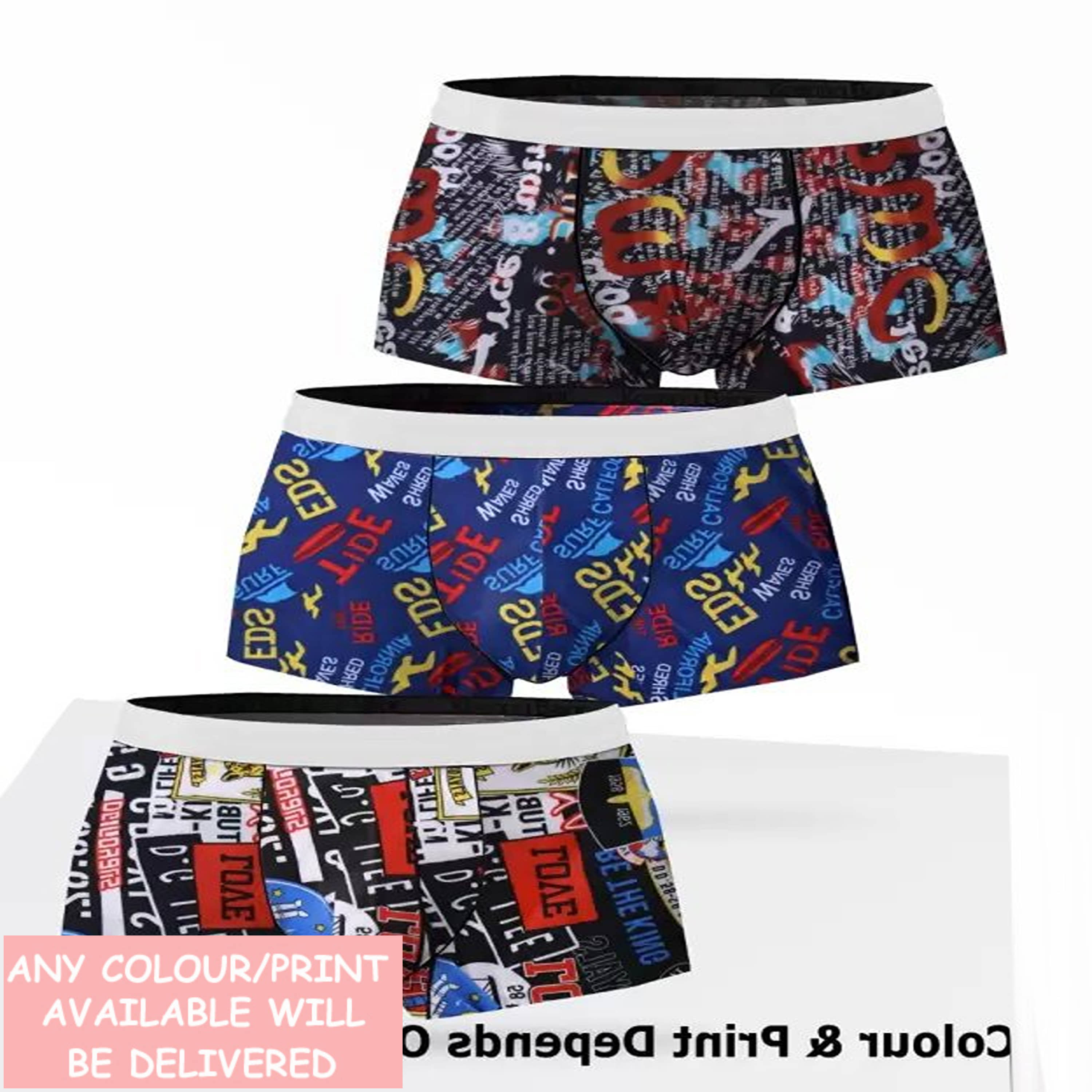 CAVENDRES Pack of 3 Nylon Trunks For Men's ( Multicolor1 )