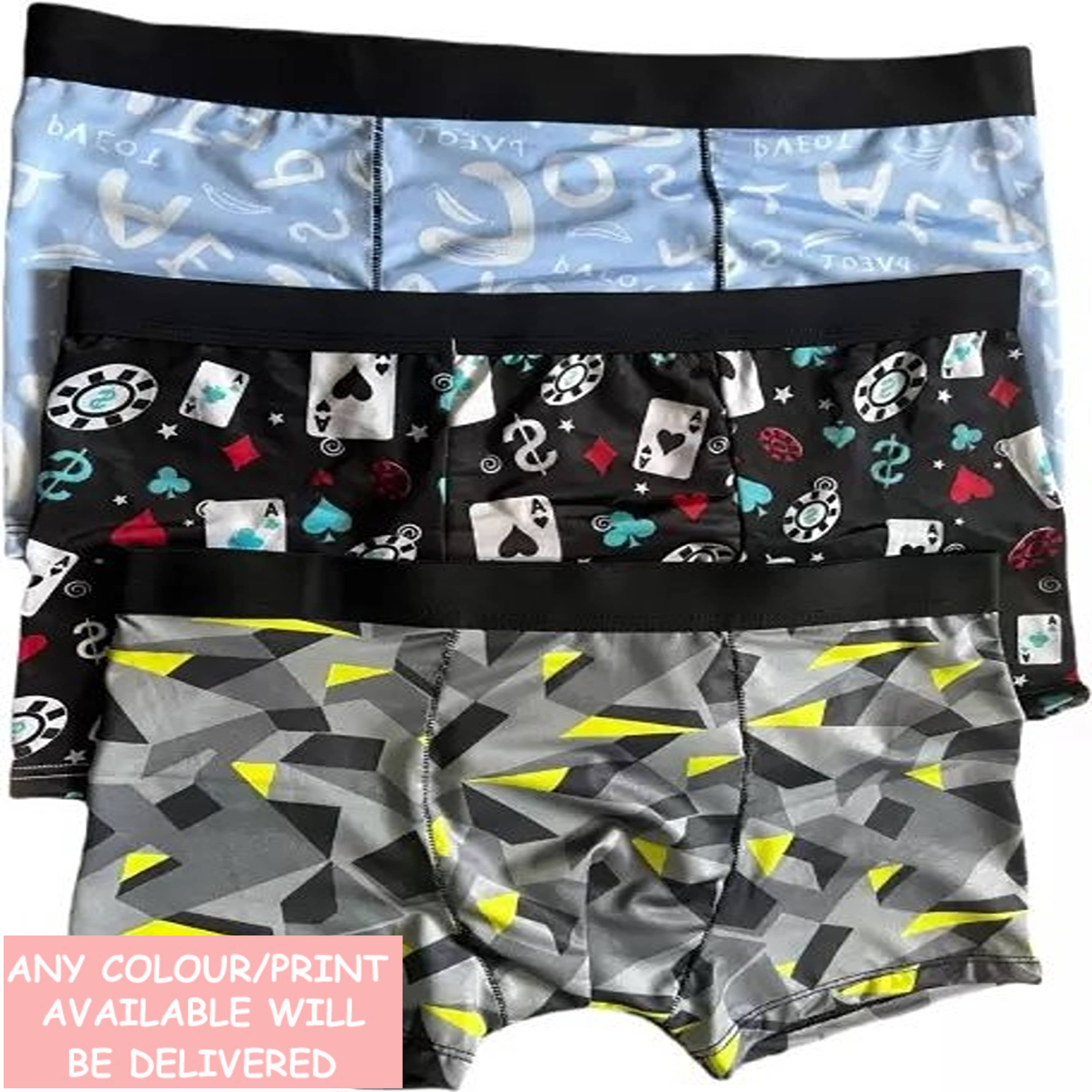 CAVENDRES Pack of 3 Nylon Trunks For Men's ( Multicolor1 )