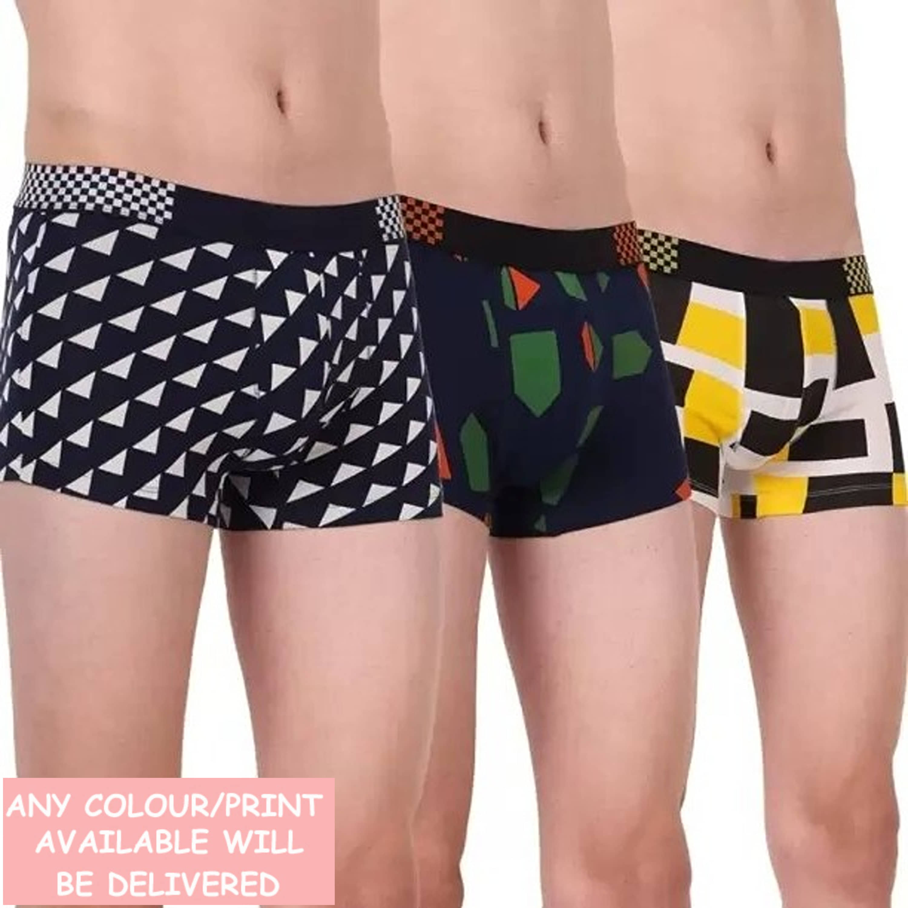 CAVENDRES Pack of 3 Nylon Trunks For Men's ( Multicolor1 )