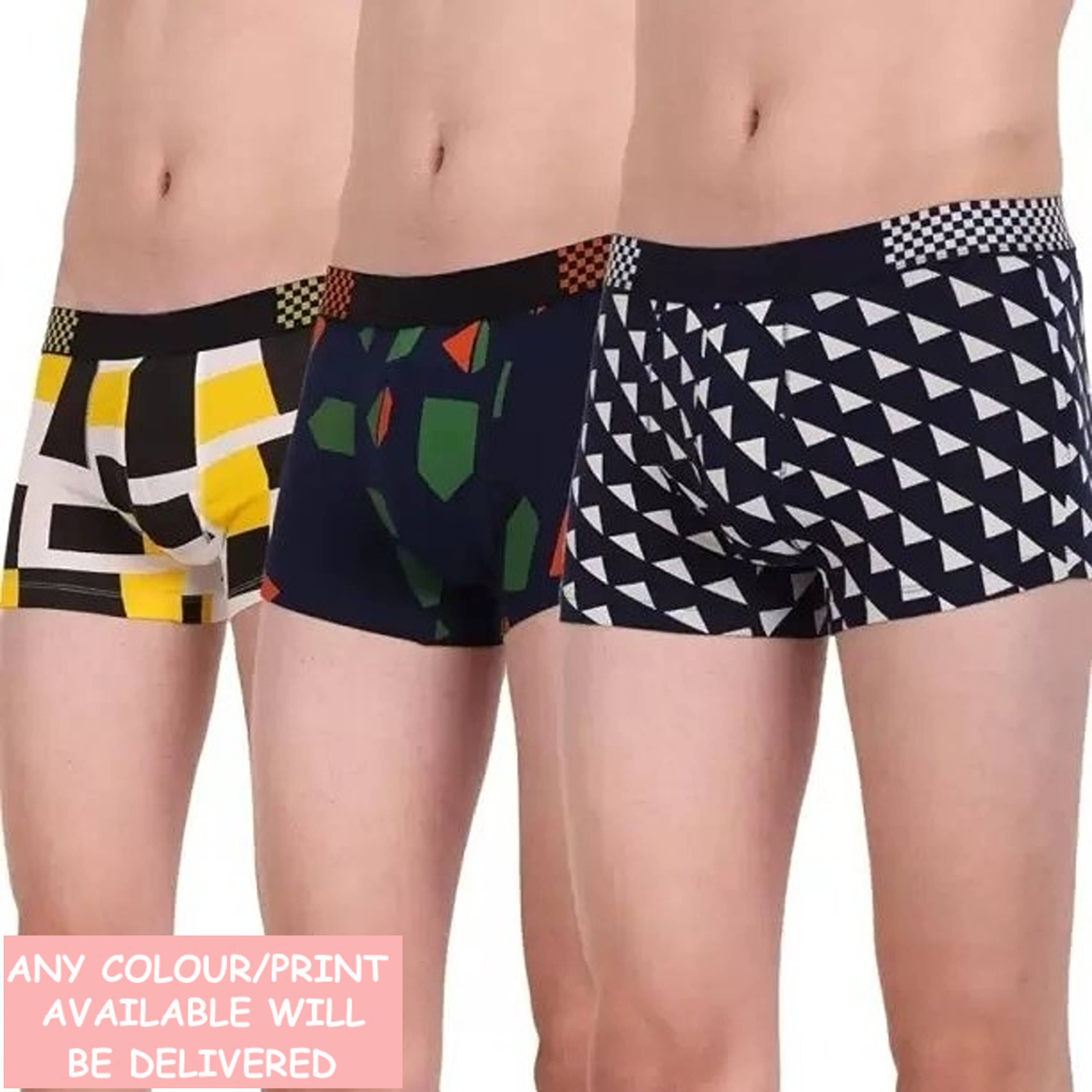 CAVENDRES Pack of 3 Nylon Trunks For Men's ( Multicolor1 )